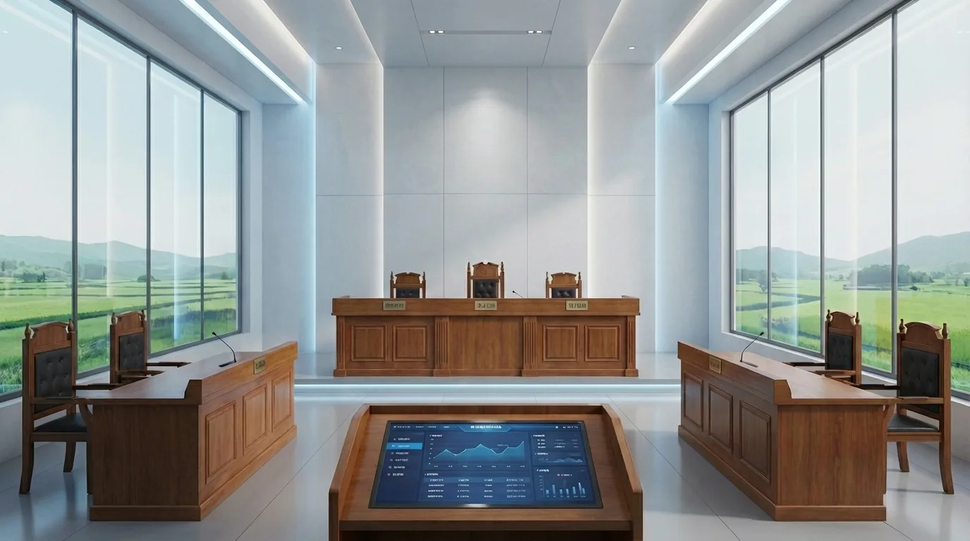 农村土地承包仲裁数字化系统界面